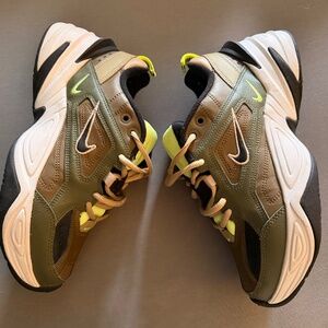 Nike M2K Techno - Olive / Volt Green - Women’s 7